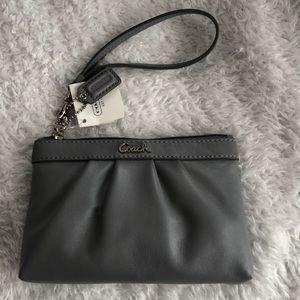 NWT Coach leather wristlet